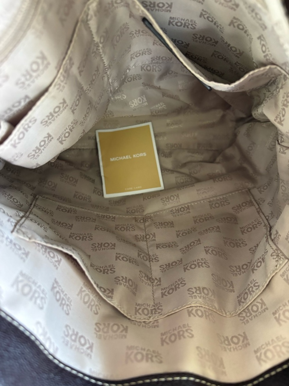 🤎🤎MICHAEL KORS JET SET TEXTURED BROWN LEATHER TOTE/SHOULDER BAGl🤎🤎 - Picture 7 of 7